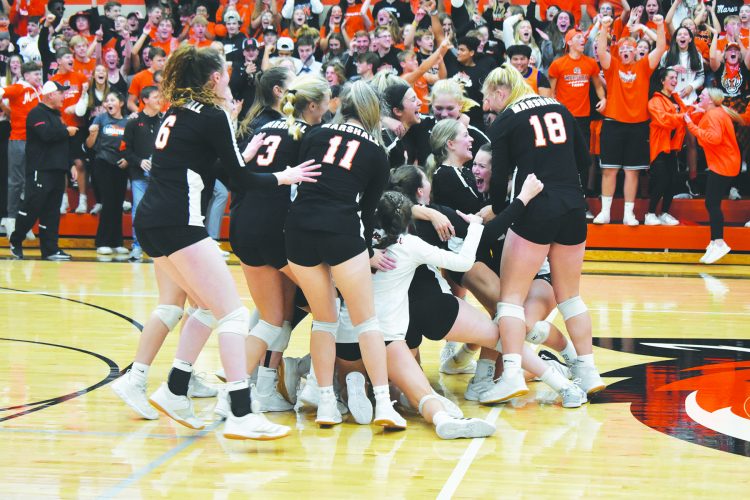 SECTION 2AAA VOLLEYBALL Statebound News, Sports, Jobs Marshall
